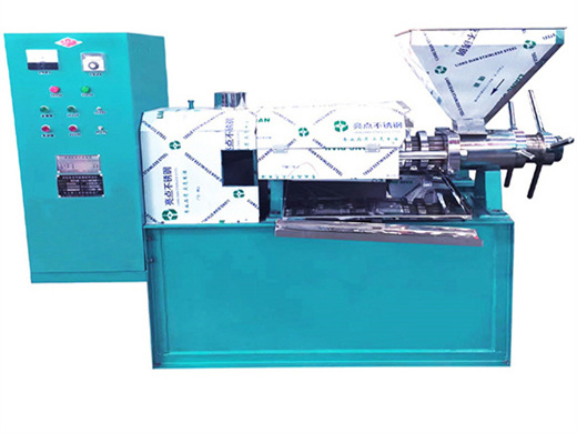 automatic oil press - oil press machine
