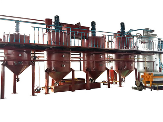 small scale edible oil refinery equipment for oil mill